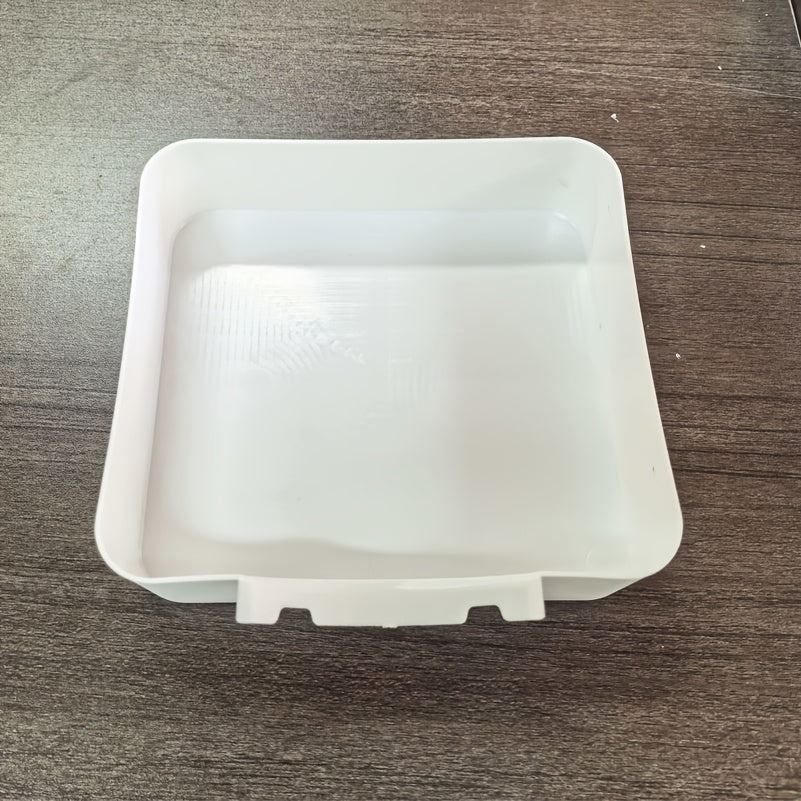 Low Profile Washing Machine Drain Catch Tray Prevents Floor Leaks