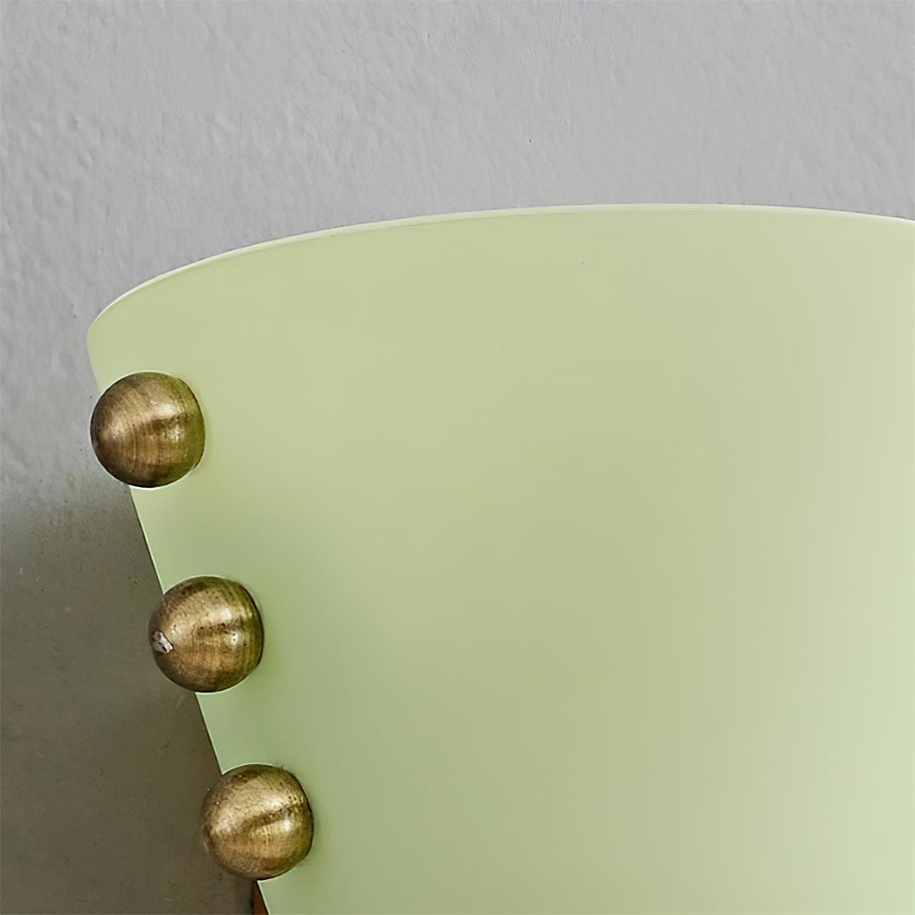 Gemma Asymmetrical Layered Shade Wall Lamp Sculptural Profile
