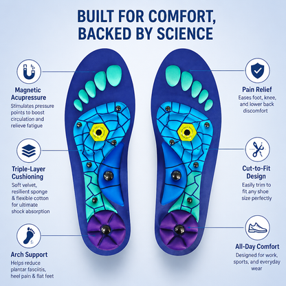 StridePulse Insoles | Unlock All-Day Energy and Pain-Free Steps | ribuella