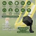 Beveiligingscamera - Ultra HD 4K-infraroodnachtzicht - Werkt op batterijen - SafeCam Pro | ribuella