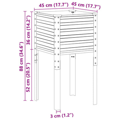 SturdySteel – Weather-Resistant Elevated Planter | ribuella
