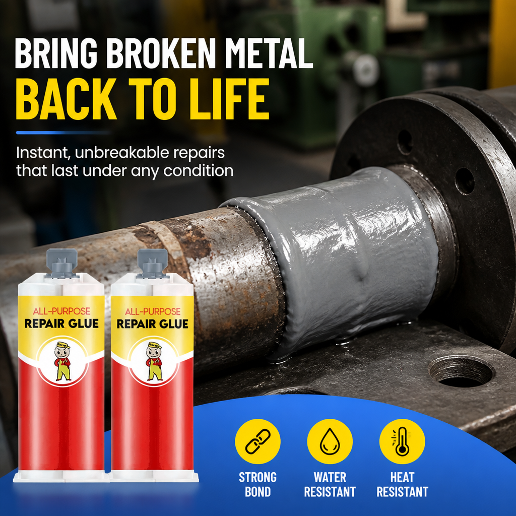 SteelBond | Erwecken Sie beschädigtes Metall mit sofortiger, unzerbrechlicher Festigkeit wieder zum Leben | ribuella