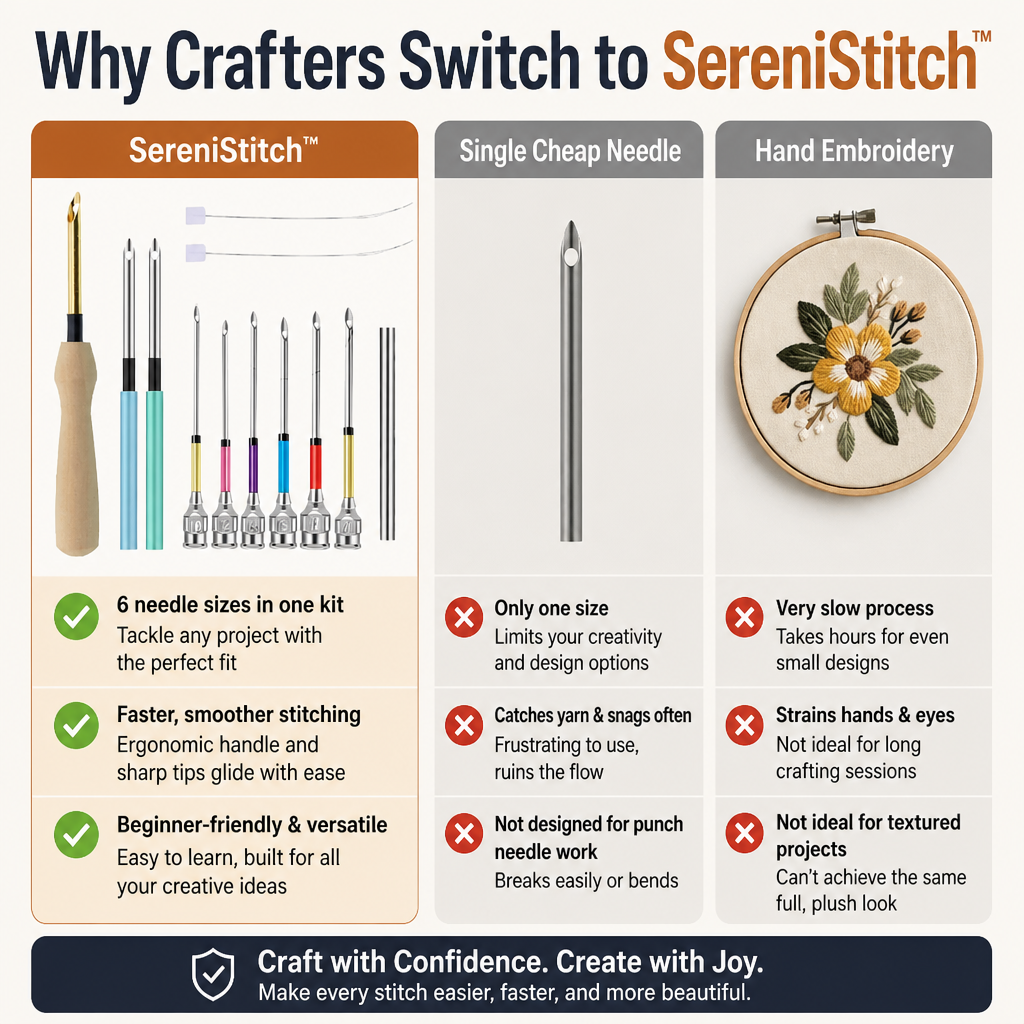 SereniStitch | לתפור בדיוק ללא מאמץ ולהפיח חיים ביצירות שלך | ribuella