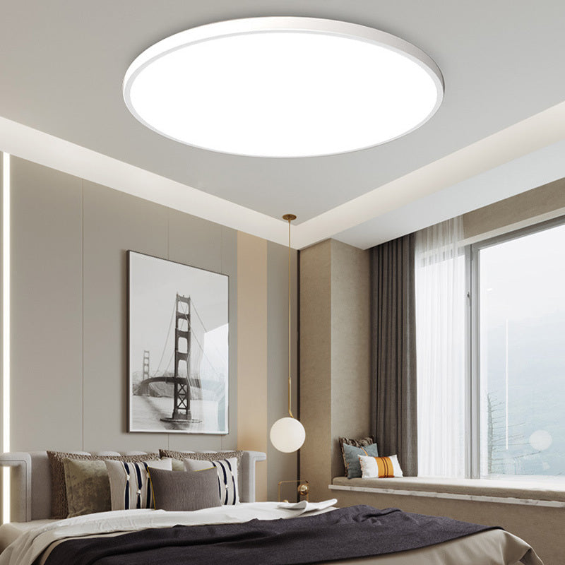 Round Flush Mount Ceiling Light - Slim Design Bright Illumination