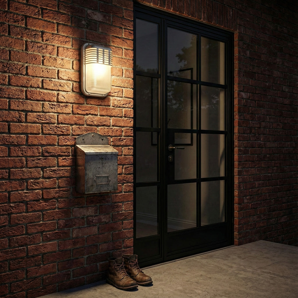 Garden Trading Chatham Outdoor Sconce - Wall Mount Frosted Diffuser