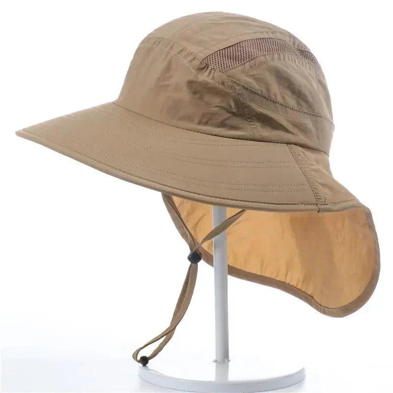 Ultimate Sun Shield Hat with Neck Coverage – Wide Brim Design | ribuella