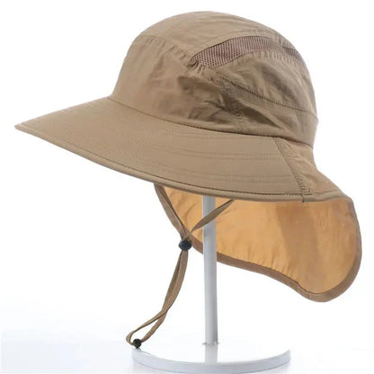 Ultimate Sun Shield Hat with Neck Coverage – Wide Brim Design | ribuella