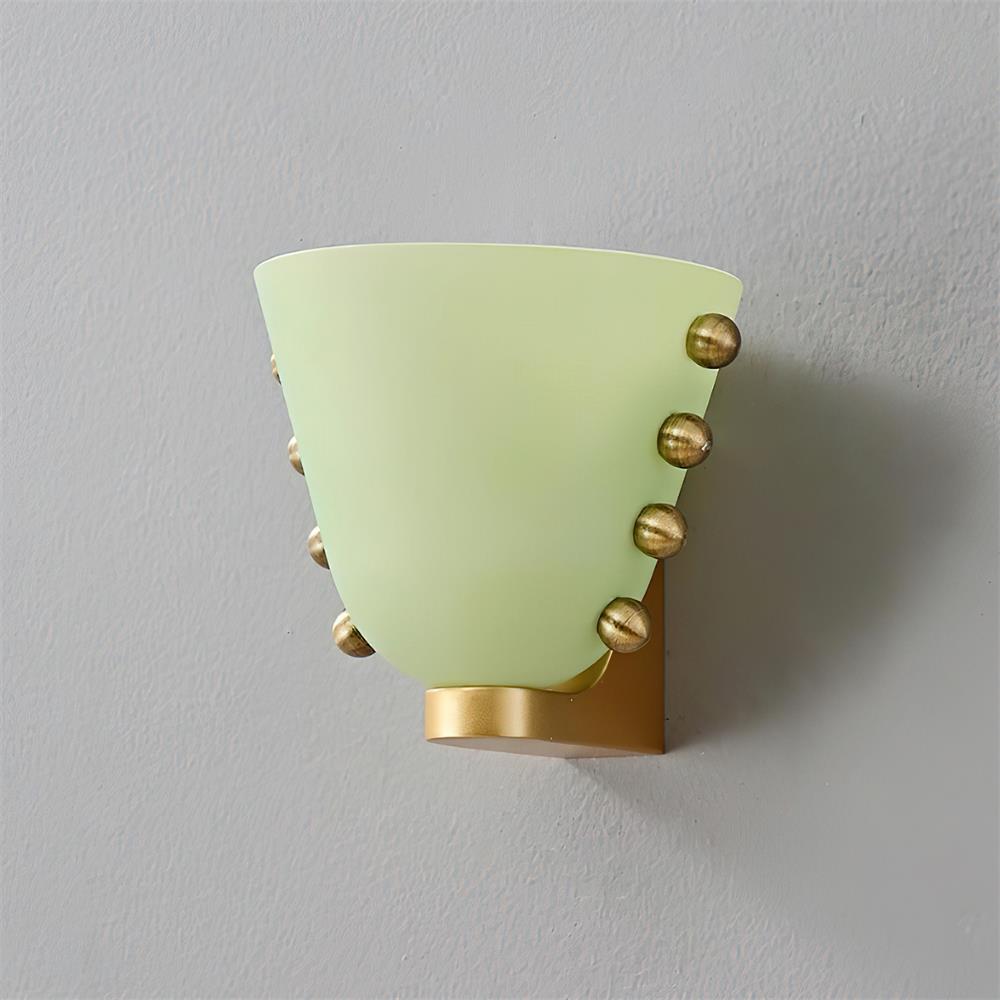 Gemma Asymmetrical Layered Shade Wall Lamp Sculptural Profile