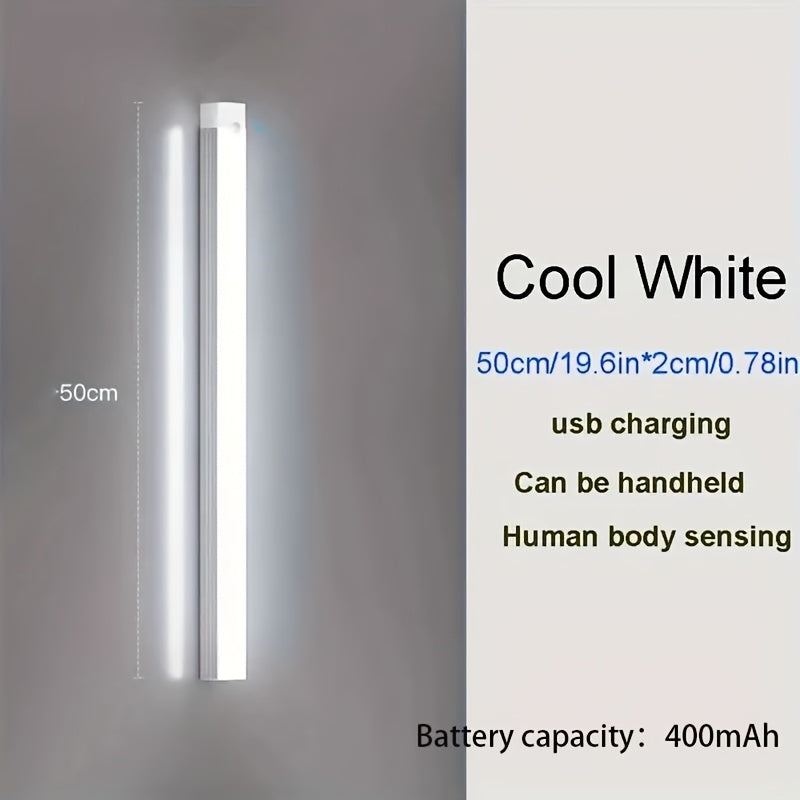 Wireless Rechargeable Motion Activated LED Strip - Automatic Indoor Lighting