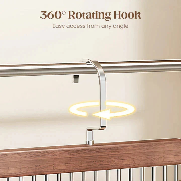 Set of Wooden Hangers – Two Hangers Included per Pack | ribuella