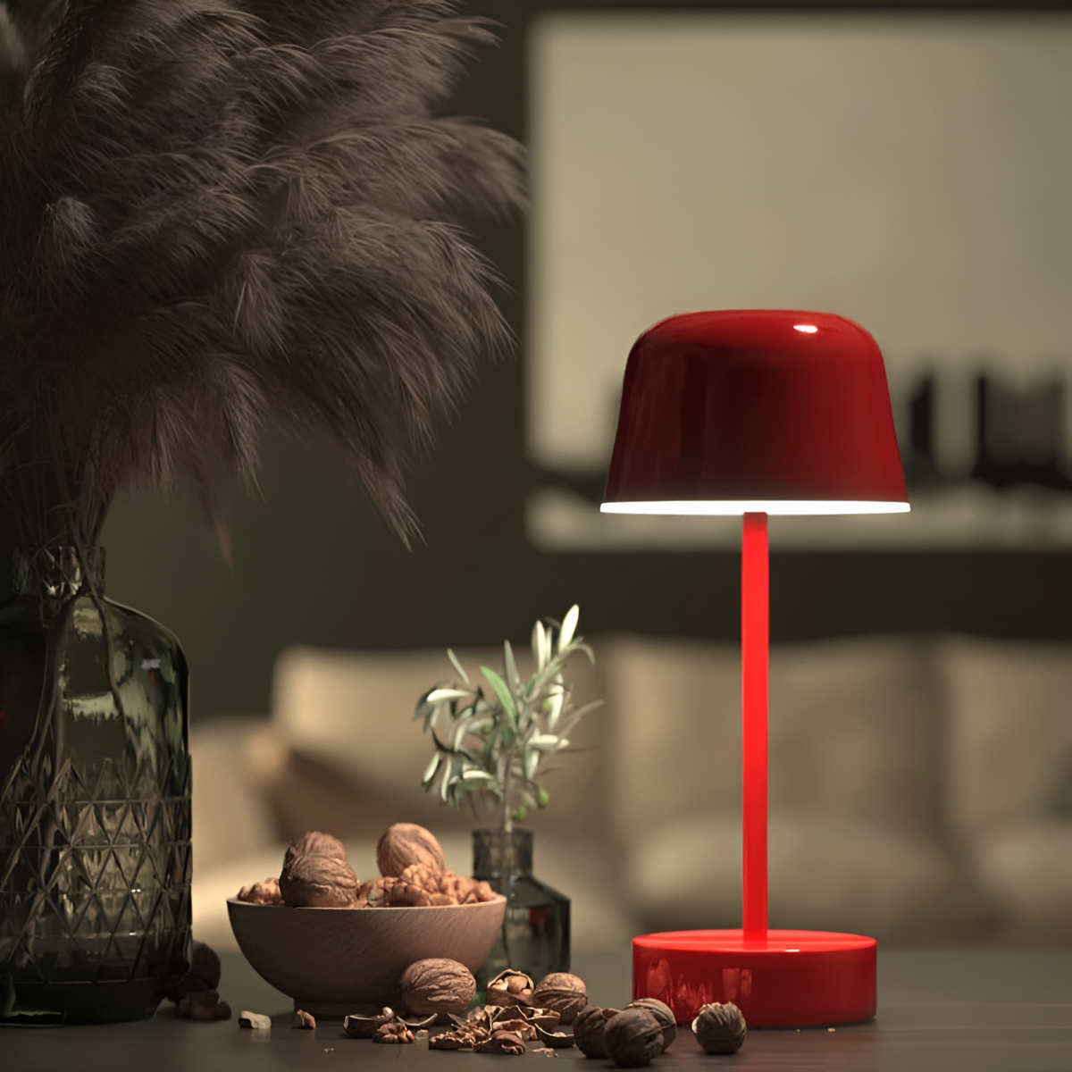 RetroLED — bezprzewodowa lampka stołowa LED w stylu retro | ribuella