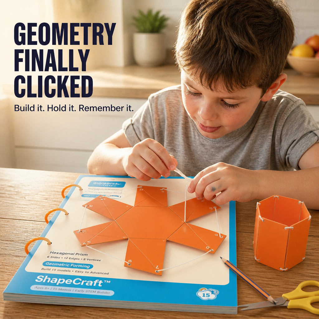 ShapeCraft | Crie formas 3D reais e ajude a geometria a fazer finalmente sentido para crianças a partir dos 6 anos | ribuella