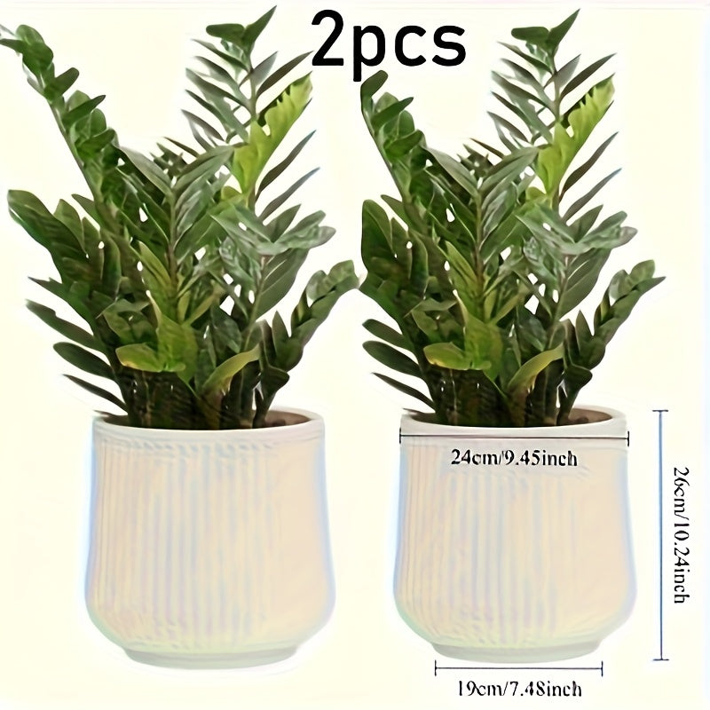 Stylish Indoor Planter Duo for Chic Home Decor | ribuella