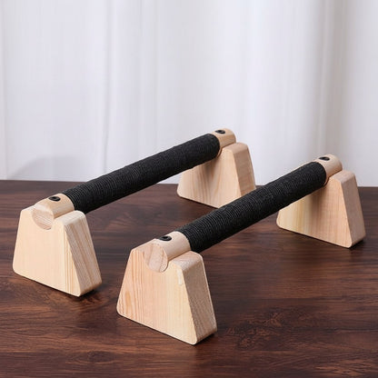 Sturdy Wood Push-Up Bars for Effective Home Workouts | ribuella