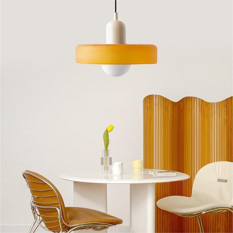 Moderne gekleurde plafondhanglamp, artistieke hanglamp