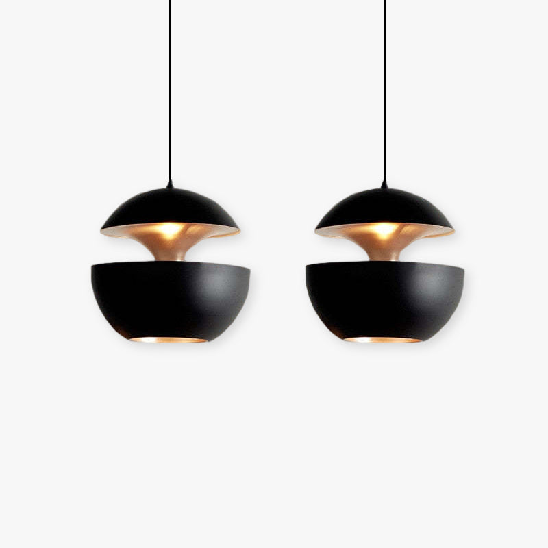 LumaNova svartvit LED-pendellampa med elegant silhuett