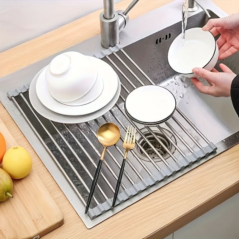 Suport de uscare a vaselor din oțel inoxidabil – design rulabil | ribuella