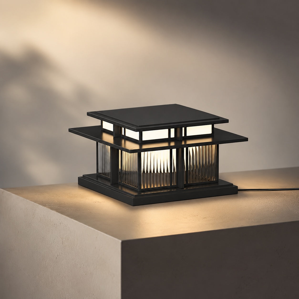 Modern Outdoor Wall Light Waterproof Metal Acrylic Adjustable LED for Gardens and Pathways | ribuella