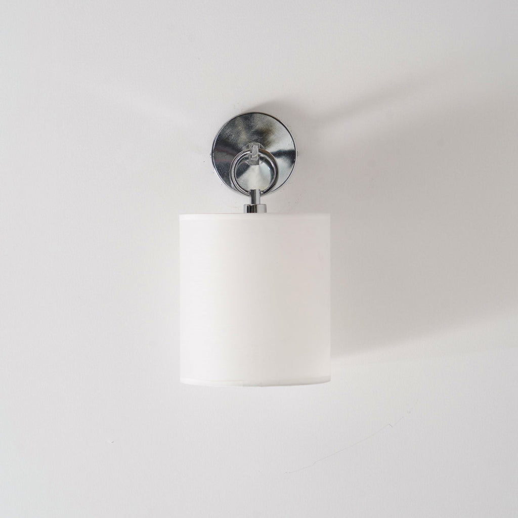 Full Circle Wall Sconce, Sculptural Ring Shade, Soft Ambient Lighting