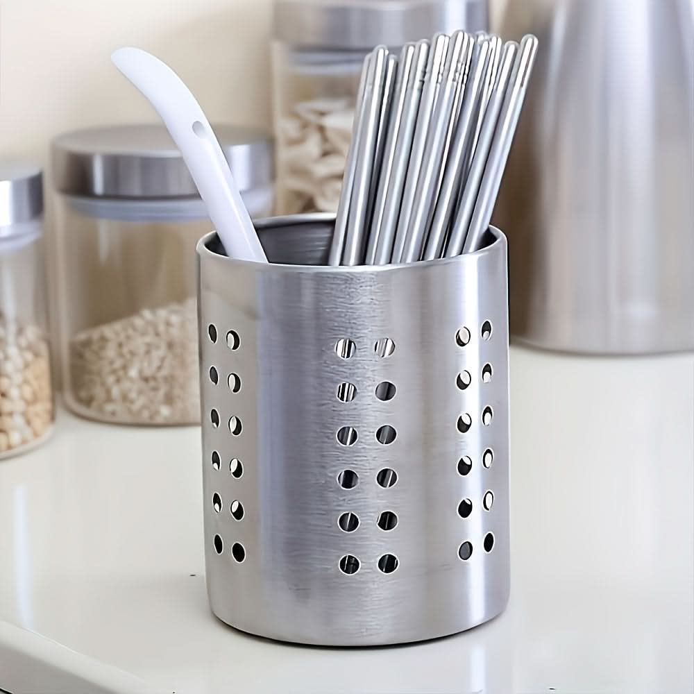 Utensil Holder Cylinder for Organized Kitchen Storage | ribuella