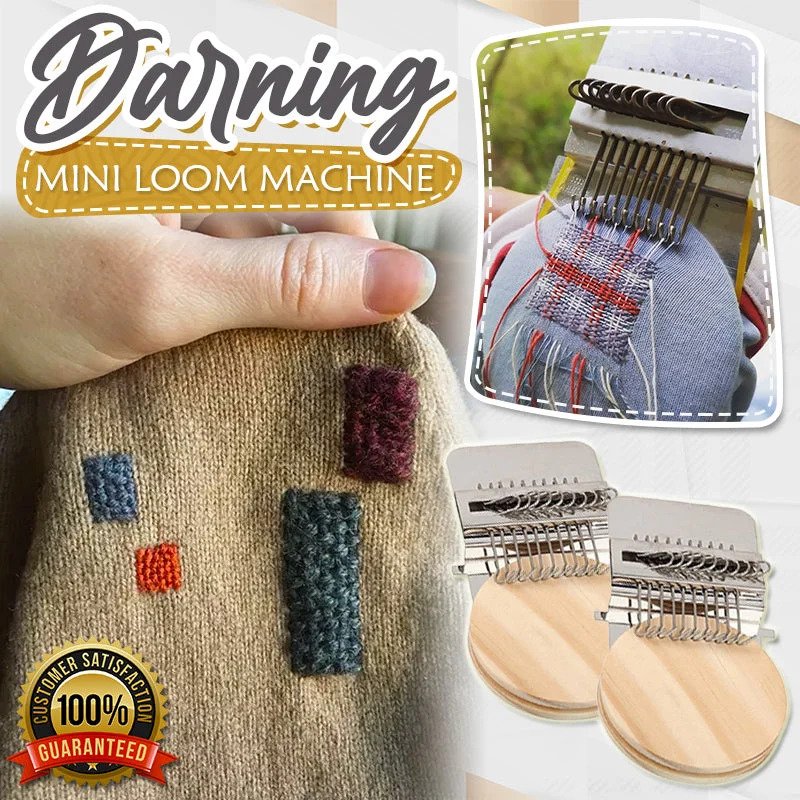 StitchCraft Mini Loom - Erwecke deine Kleidung sofort mit atemberaubender, entspannter Kreativität zu neuem Leben | ribuella