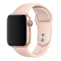 Bracelet de remplacement en silicone rose tendre pour Apple Watch
