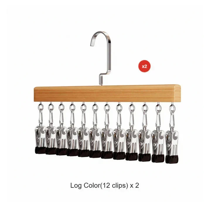 Set of Wooden Hangers – Two Hangers Included per Pack | ribuella