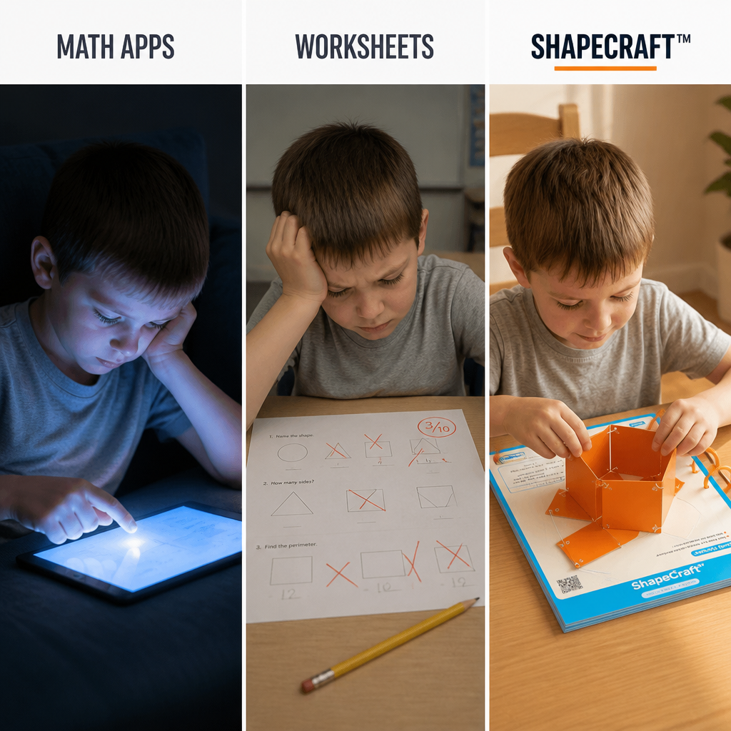 ShapeCraft | Crie formas 3D reais e ajude a geometria a fazer finalmente sentido para crianças a partir dos 6 anos | ribuella