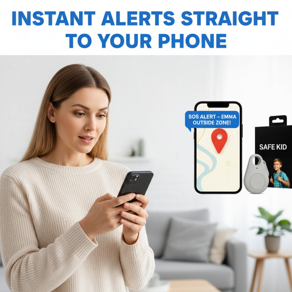 جهاز تحديد موقع الطفل عبر GPS في الوقت الفعلي - تصميم مقاوم للماء وهيكل مدمج