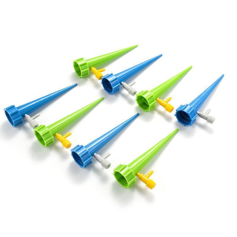 Set of 6 Plant Watering Devices with Bottle Adapter and Control Valve | ribuella