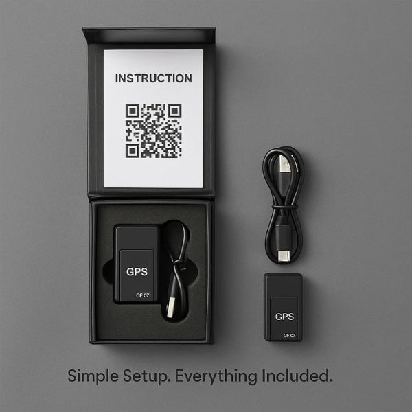 Mini rastreador GPS para veículos, sistema de posicionamento global em tempo real