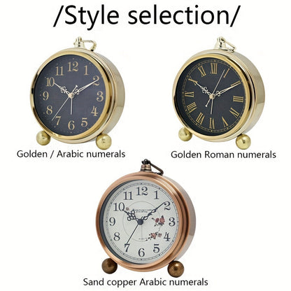 Timeless European-Style Silent Desk Clock for Peaceful Spaces | ribuella