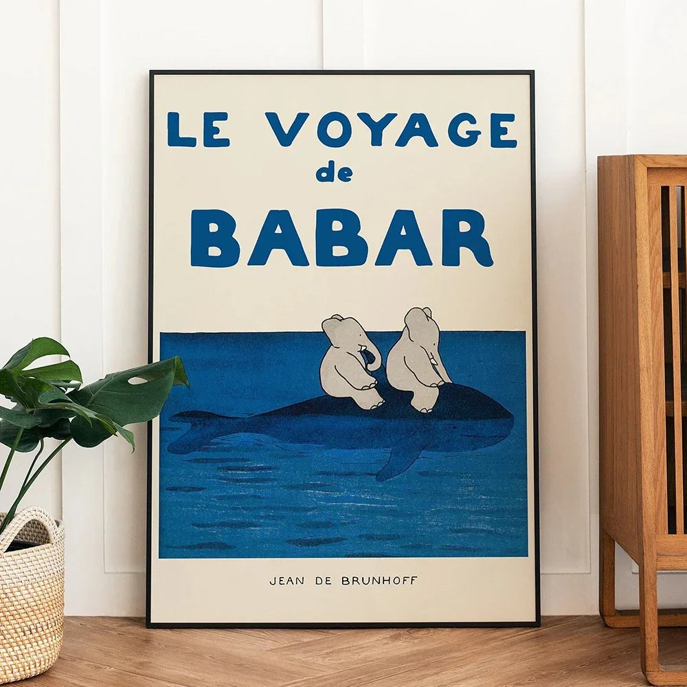 Babar Wall Art Decorative Design - Intricate Cultural Motifs And Vibrant Colors