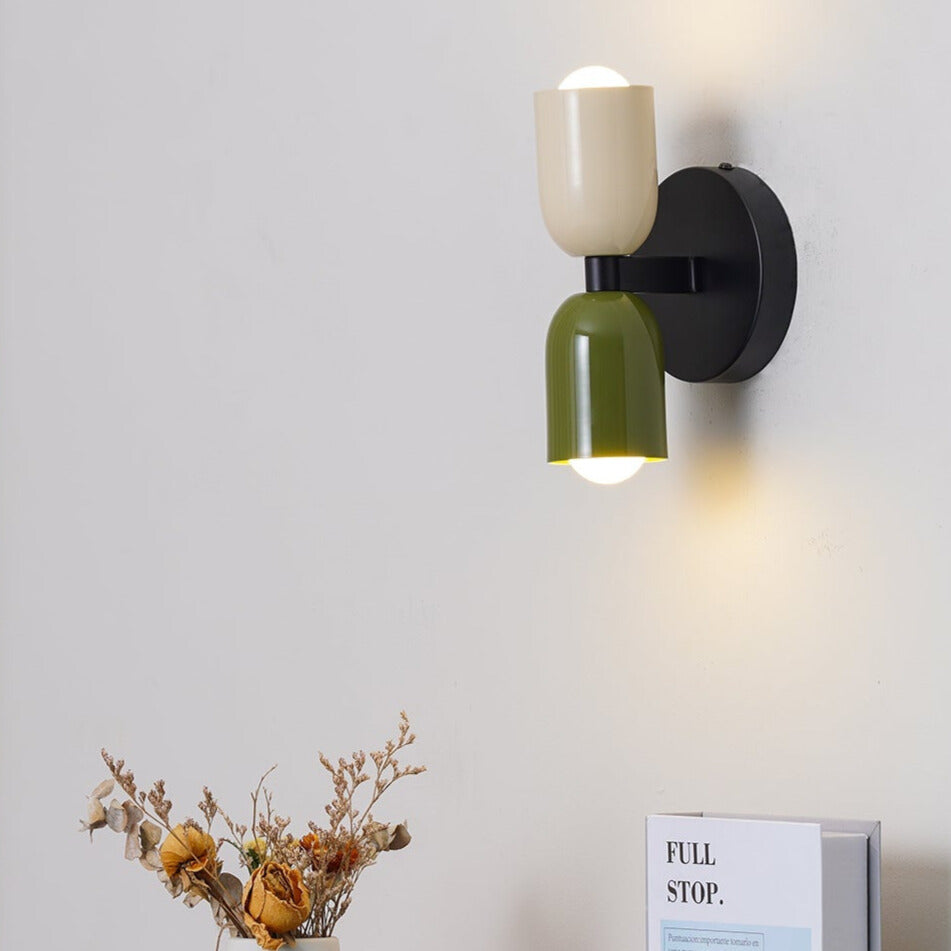 Vintage Dual Head Wall Light — Adjustable Swivel And Tilt Heads