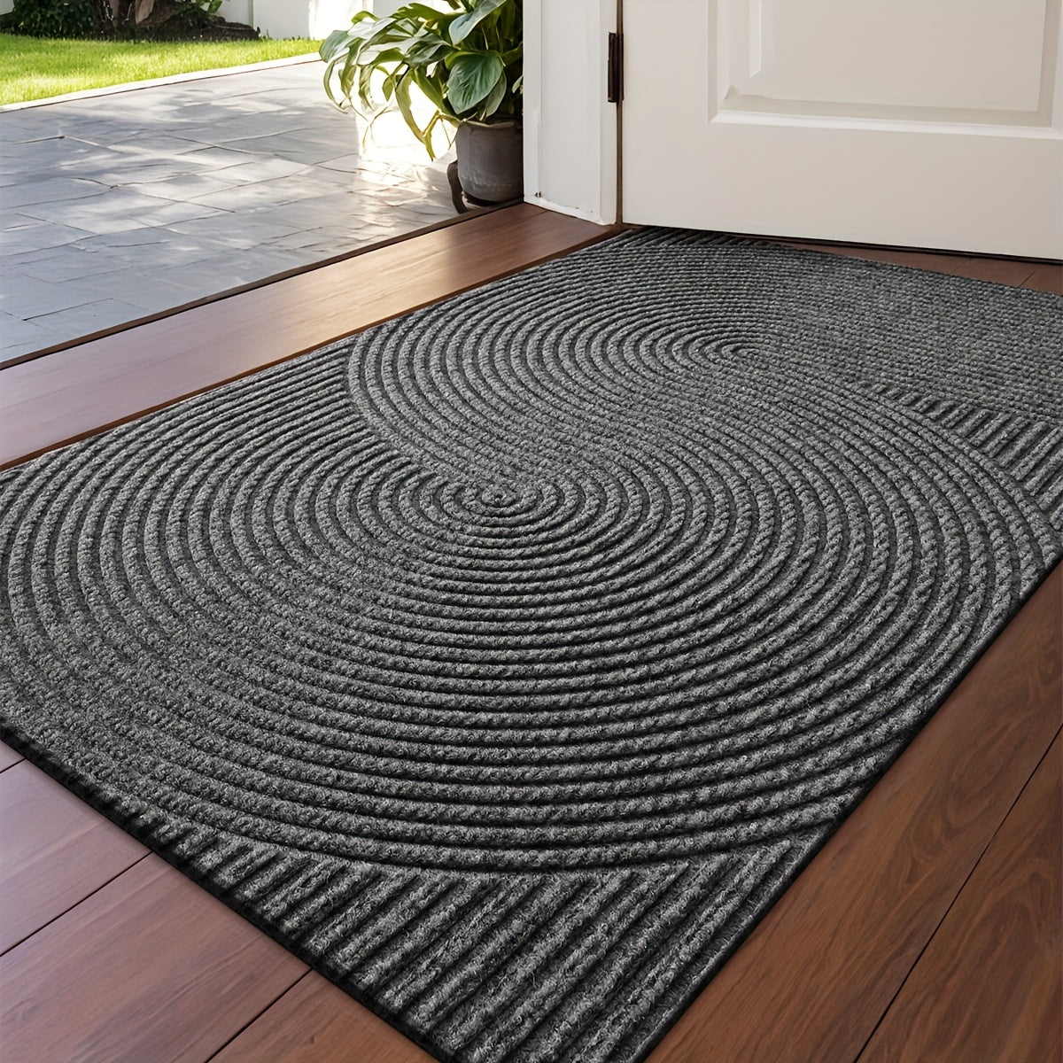 Stylish Non-Slip Geometric Entryway Mat for Your Home | ribuella