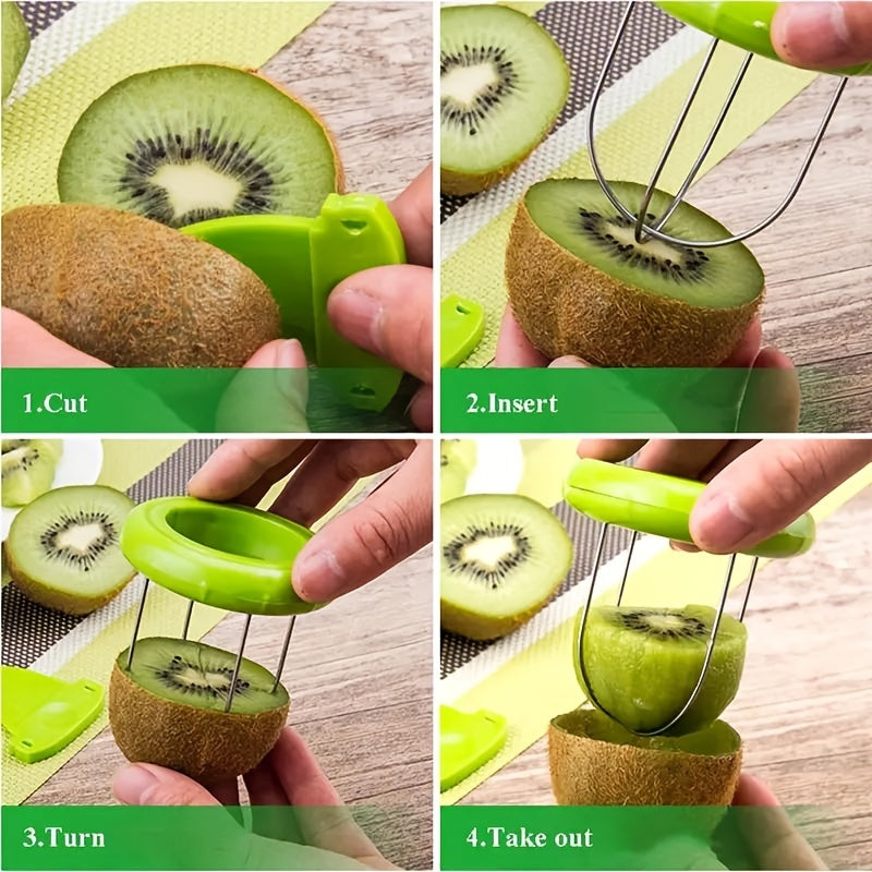 Épluche-kiwi à lame en acier inoxydable pour des tranches parfaites | ribuella