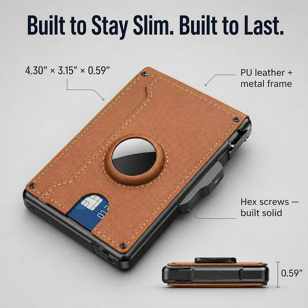 StealthEdge | خفّف ما تحمله، وأوقف سرقة RFID، وحدد موقعه باستخدام AirTag | ribuella