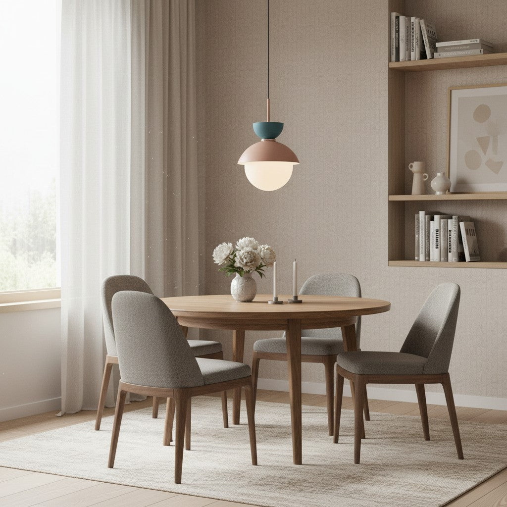 Frovela Minimalist Nordic Macaron Pendant Lamp — Rounded Form And Clean Surfaces