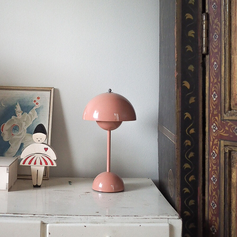 Stolní lampa v retro stylu – bezdrátová se 3 nastavitelnými úrovněmi jasu | ribuella