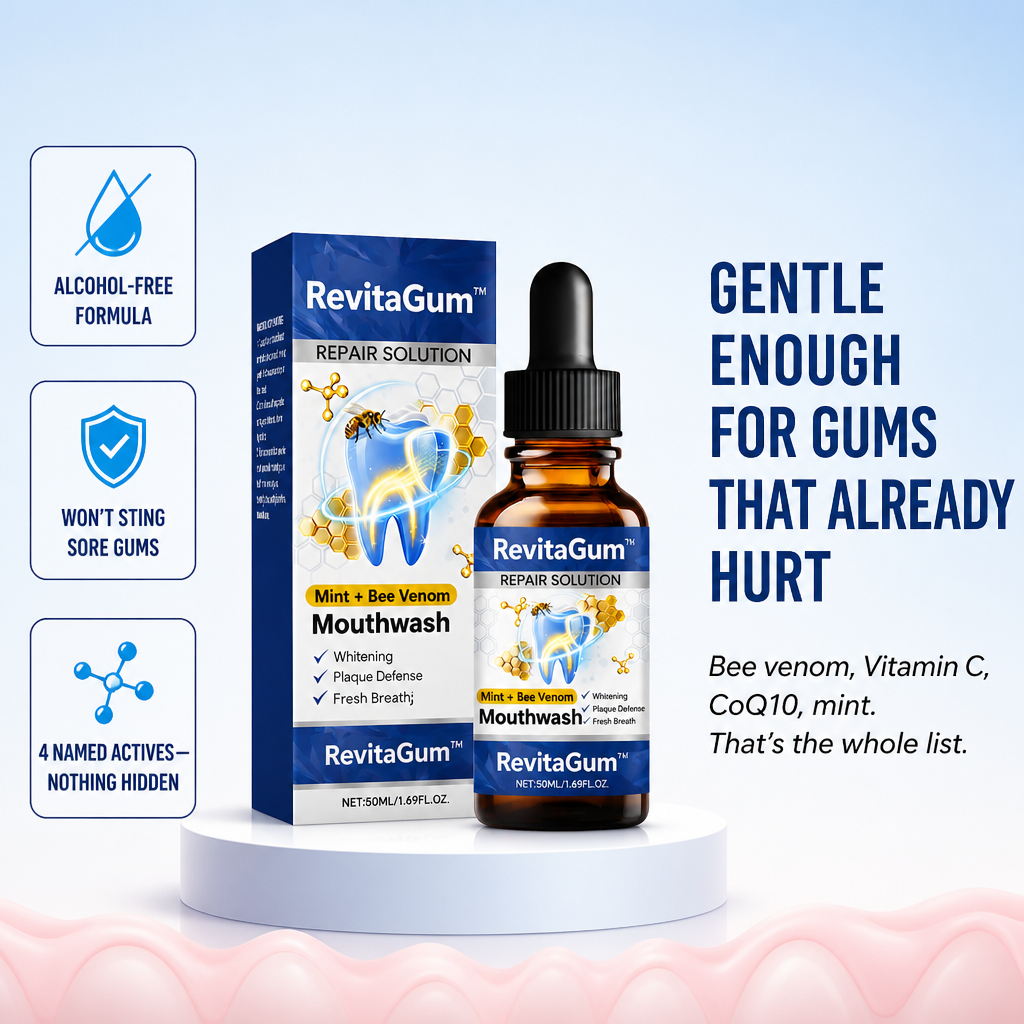 RevitaGum | هدّئ لثتك الحساسة واستعد ابتسامتك الواثقة الخالية من الألم | ribuella
