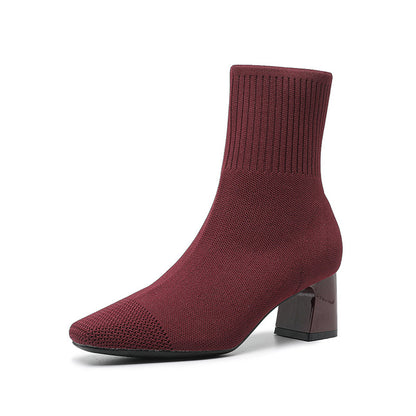 Bottines Chaussettes à Talons