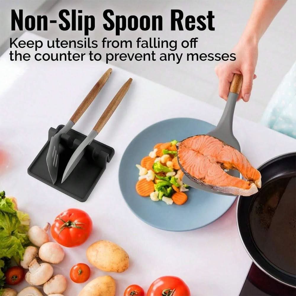 Utensil Holder Featuring Drip Tray | ribuella