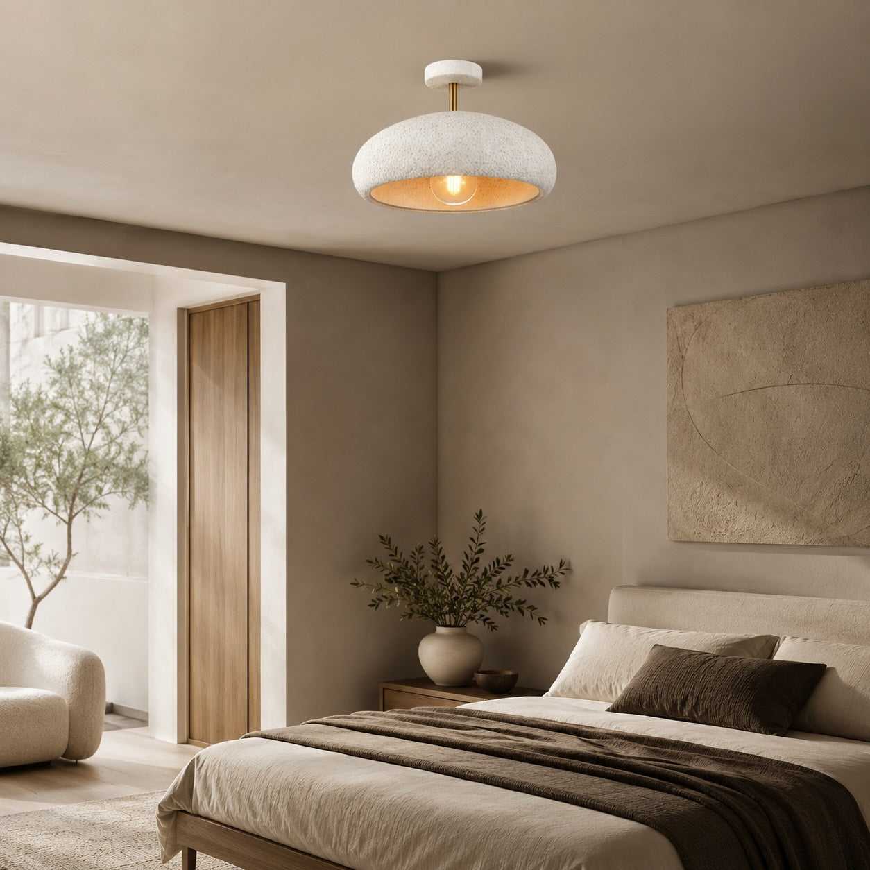 Moderne flächenbündige Deckenleuchte aus Eisen mit LED-Leuchtmittel, 4W, einstellbare Farbtemperatur | ribuella