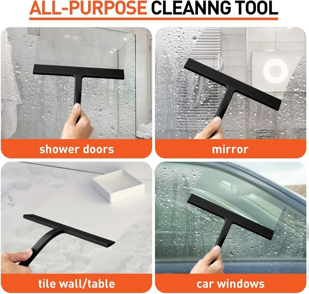 Silicone Shower Squeegee for Streak-Free Cleaning | ribuella