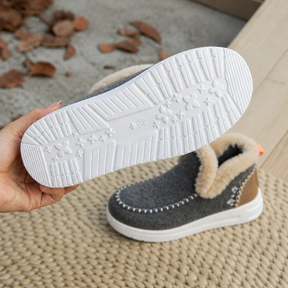 StrideEase – Warm Faux Fur-Lined Slip-On Winter Boots | ribuella
