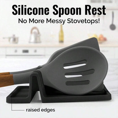 Utensil Holder Featuring Drip Tray | ribuella