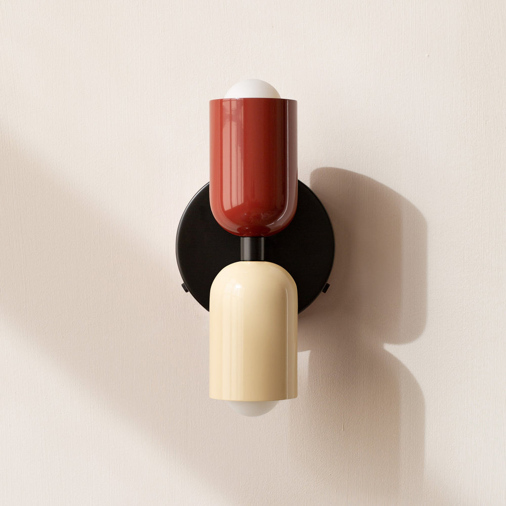 Vintage Dual Head Wall Light — Adjustable Swivel And Tilt Heads