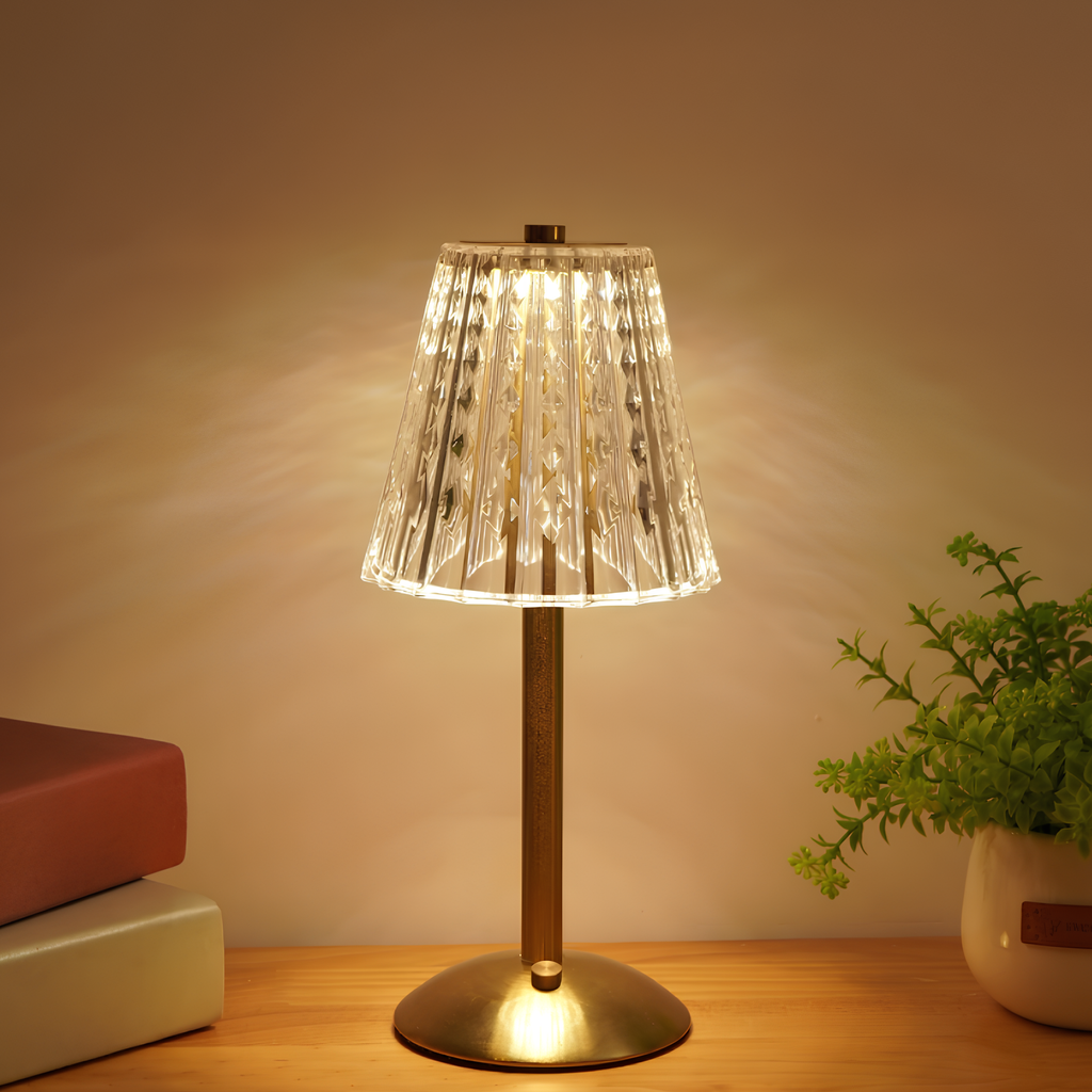 Lampada Radiance Touch senza fili, illuminazione d'accento contemporanea