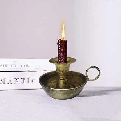 Timeless Nordic-Style Cast Iron Candle Stand | ribuella