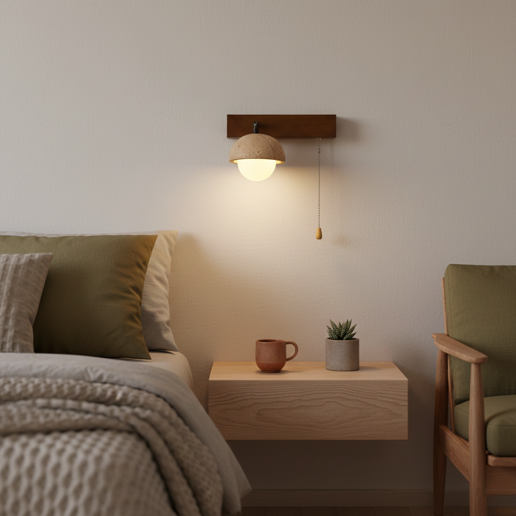 Gabin Wall Lamp, Minimalist Hardwired Fixture, AC 110V G4 Socket Base